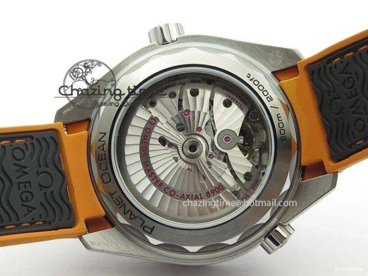 0411 ComfortFit 2016 Planet Ocean 45mm SS JHF Gray Dial On Nylon Strap A 8226